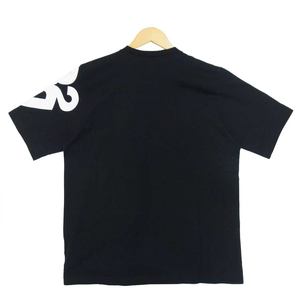 DSQUARED2 ディースクエアード 20SS S74GD0664 ロゴプリント オーバーサイズ クルーネック Tシャツ ブラック系 XS【新古品】【未使用】【中古】