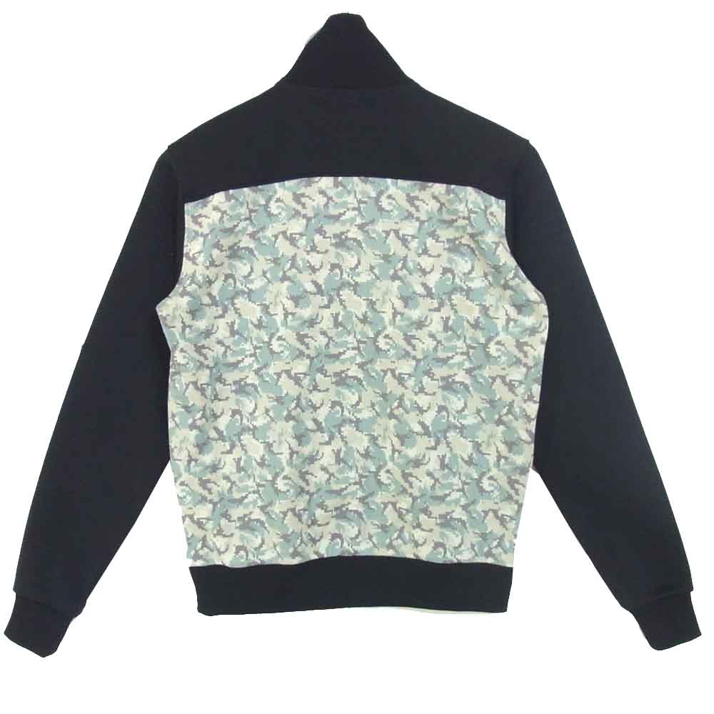 FRED PERRY フレッドペリー デジタル カモ トラック ジャージ ジャケット ブラック×グリーン系 XS【中古】