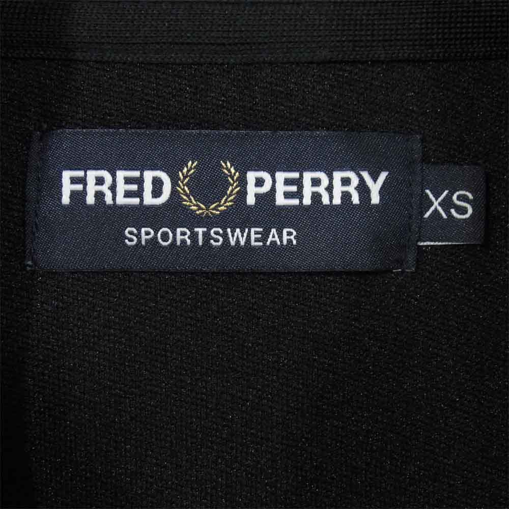 FRED PERRY フレッドペリー デジタル カモ トラック ジャージ ジャケット ブラック×グリーン系 XS【中古】