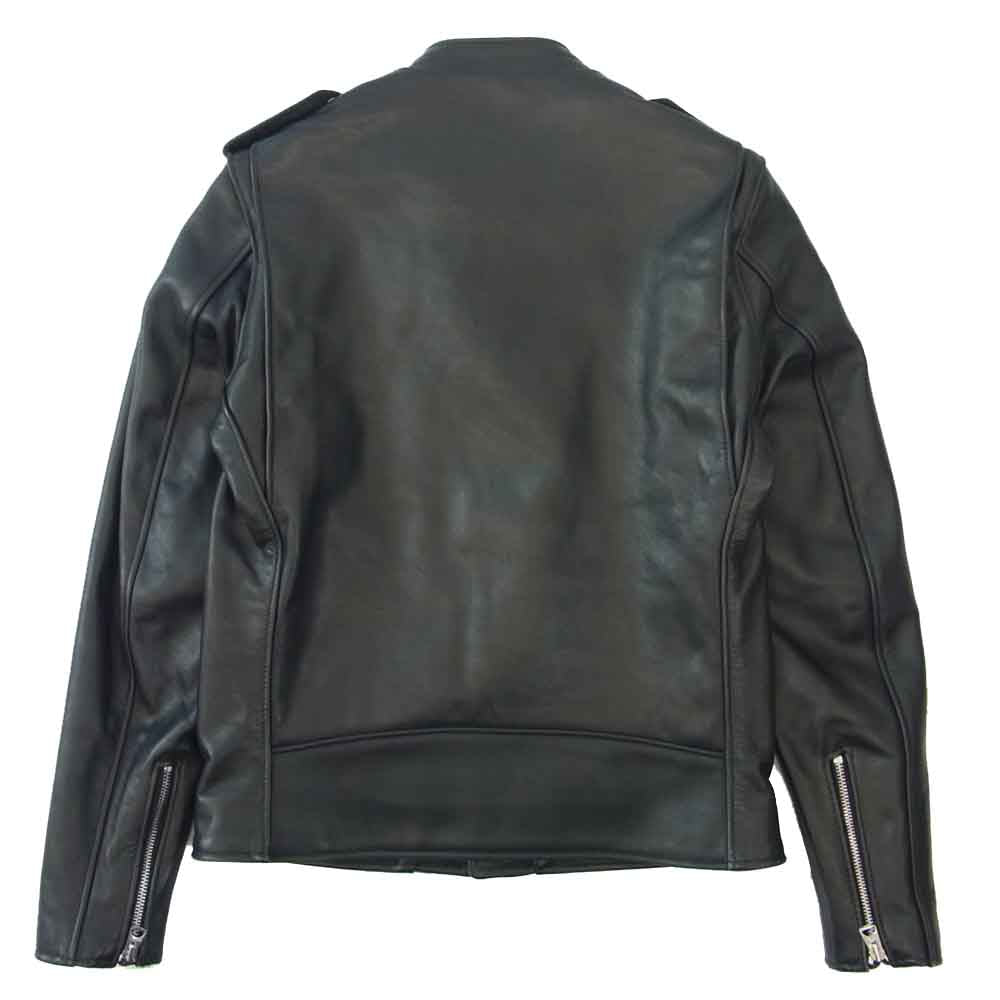 schott ショット 7441 ワンスター セミダブル レザー ライダース ジャケット ブラック系 36【中古】