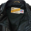 schott ショット 7441 ワンスター セミダブル レザー ライダース ジャケット ブラック系 36【中古】