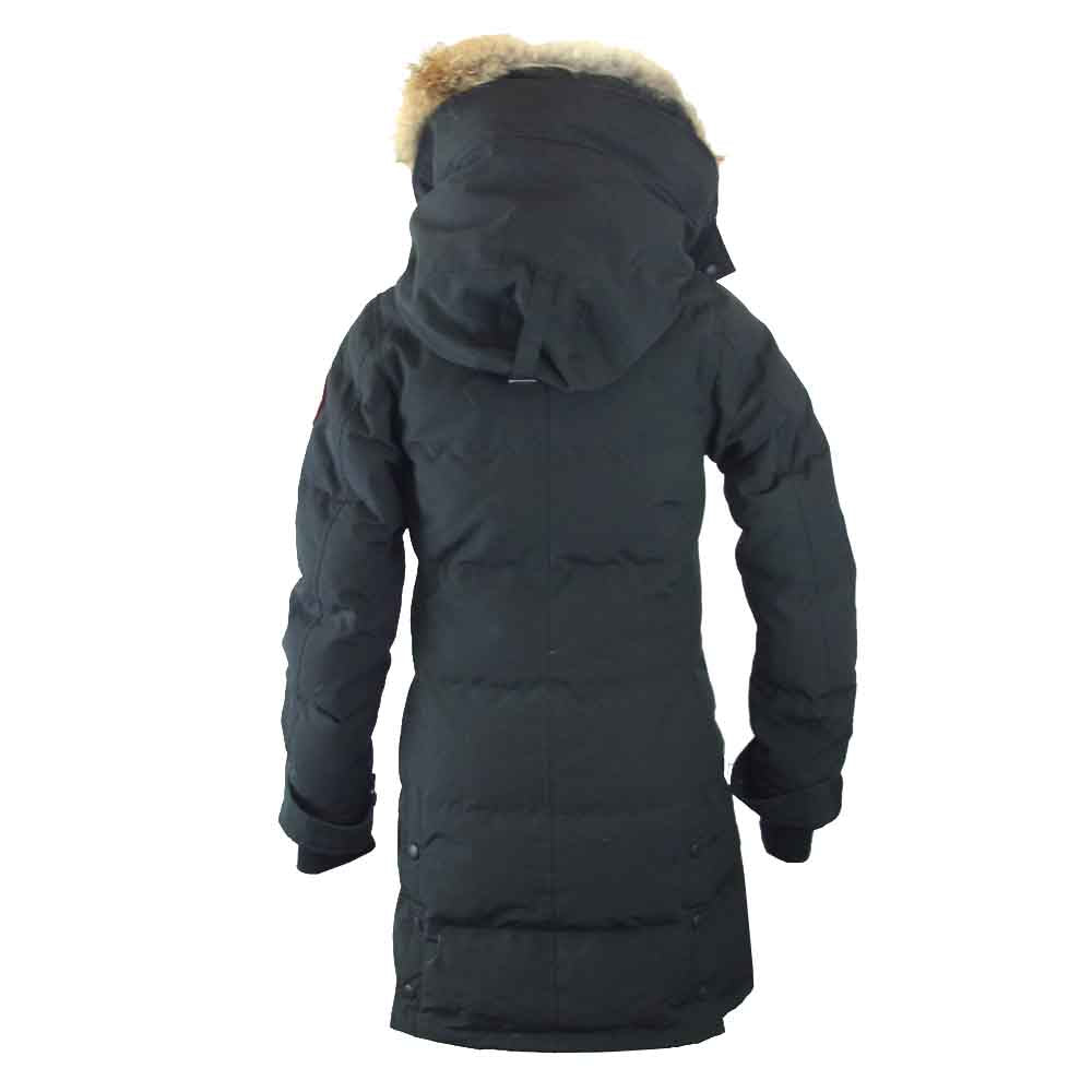 CANADA GOOSE カナダグース 2302JL 国内正規品 MACKENZIE PARKA マッケンジー パーカ ダウン ジャケット ブラック系 ブラウン系 38【美品】【中古】