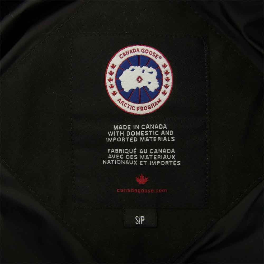 CANADA GOOSE カナダグース 2302JL 国内正規品 MACKENZIE PARKA マッケンジー パーカ ダウン ジャケット ブラック系 ブラウン系 38【美品】【中古】