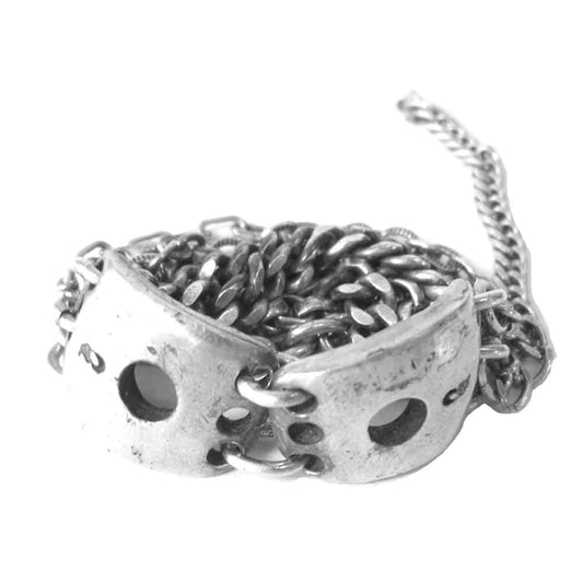 ガンダ JOINT RING ジョイント リング シルバー系 22号程度【中古】