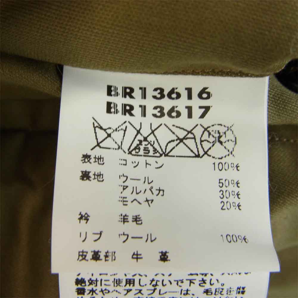 Buzz Rickson's バズリクソンズ BR13617 TYPE B-10 フライングタイガー 赤リブ 実名復刻 ジャケット カーキ系 38【美品】【中古】