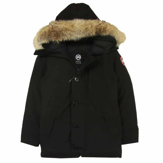 CANADA GOOSE カナダグース 3438JM 国内正規品 サザビーリーグ JASPER PARKA ジャスパー パーカー ダウン ジャケット ブラック系 S【美品】【中古】