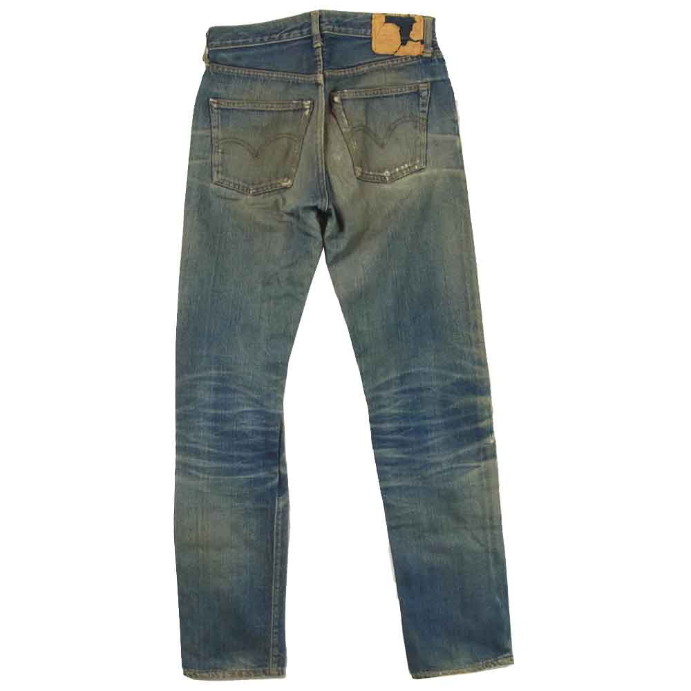 Levi's リーバイス ビッグE 502 ボタン裏16刻印 W27 ストレート デニム パンツ インディゴブルー系【中古】