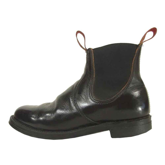 RED WING レッドウィング 8193 95年製 プレーントゥ サイドゴア チェルシー ブーツ ブラック系 7.5 E【中古】