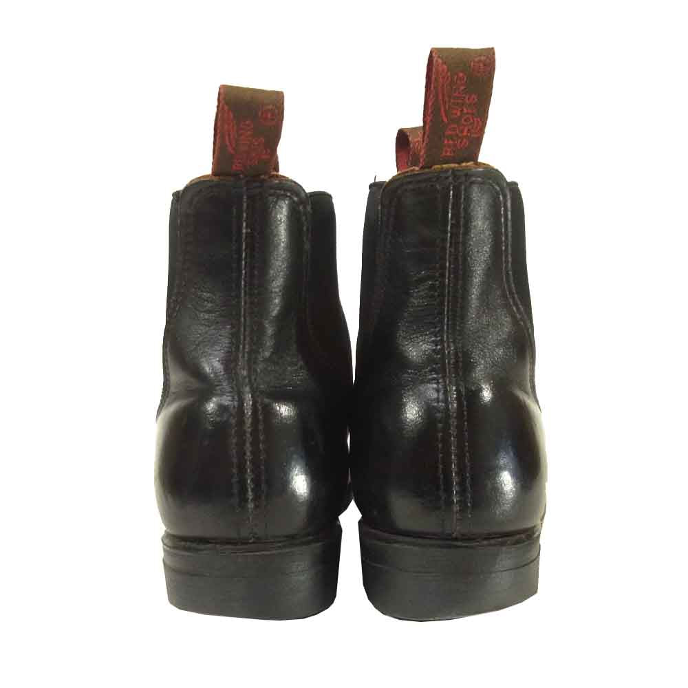 RED WING レッドウィング 8193 95年製 プレーントゥ サイドゴア チェルシー ブーツ ブラック系 7.5 E【中古】