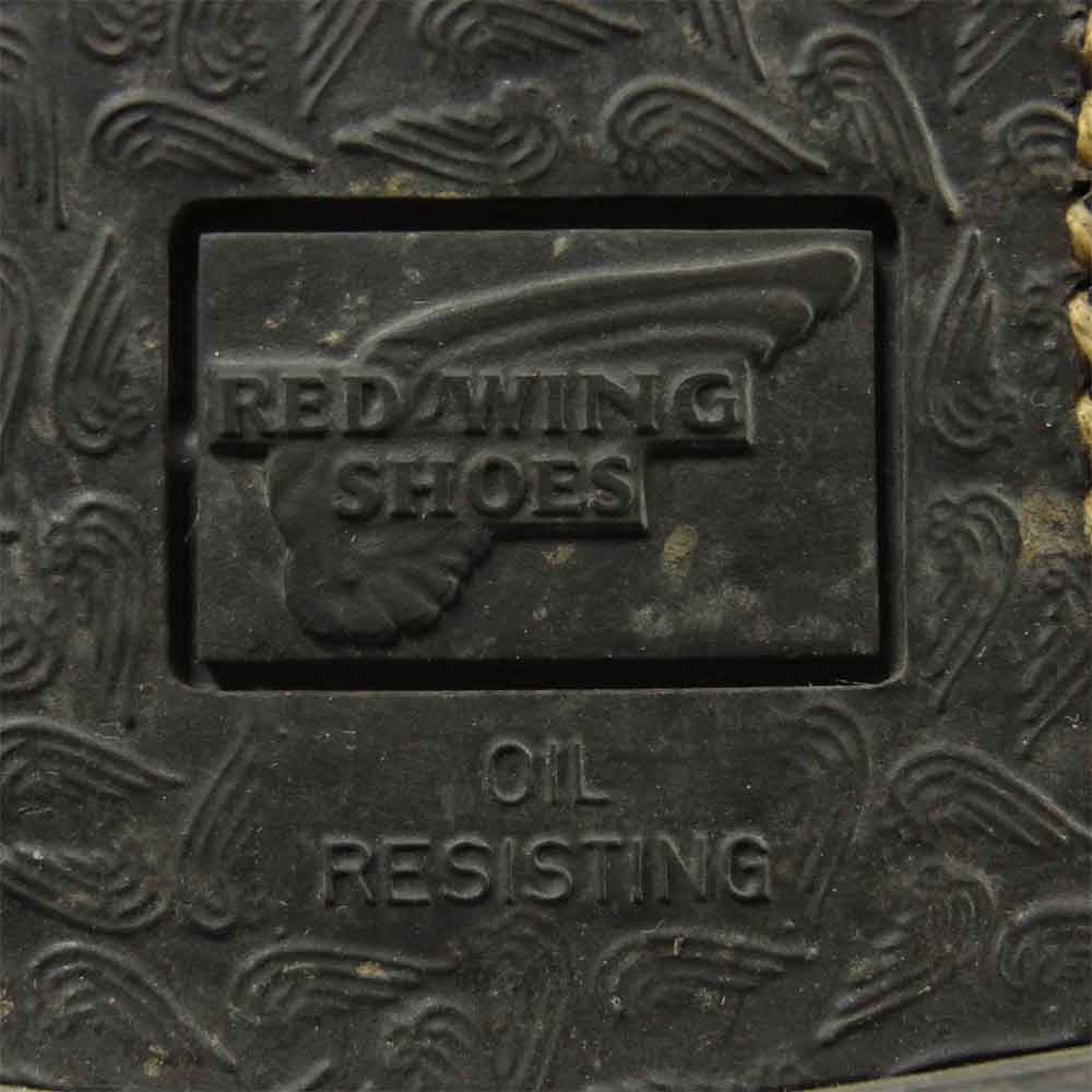 RED WING レッドウィング 8193 95年製 プレーントゥ サイドゴア チェルシー ブーツ ブラック系 7.5 E【中古】