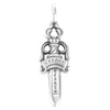 CHROME HEARTS クロムハーツ（原本有） DBL DAGGER ダブルダガー ペンダント トップ【中古】