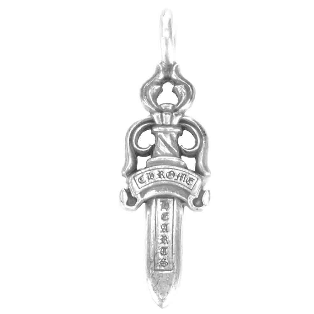 CHROME HEARTS クロムハーツ（原本有） DBL DAGGER ダブルダガー ペンダント トップ【中古】