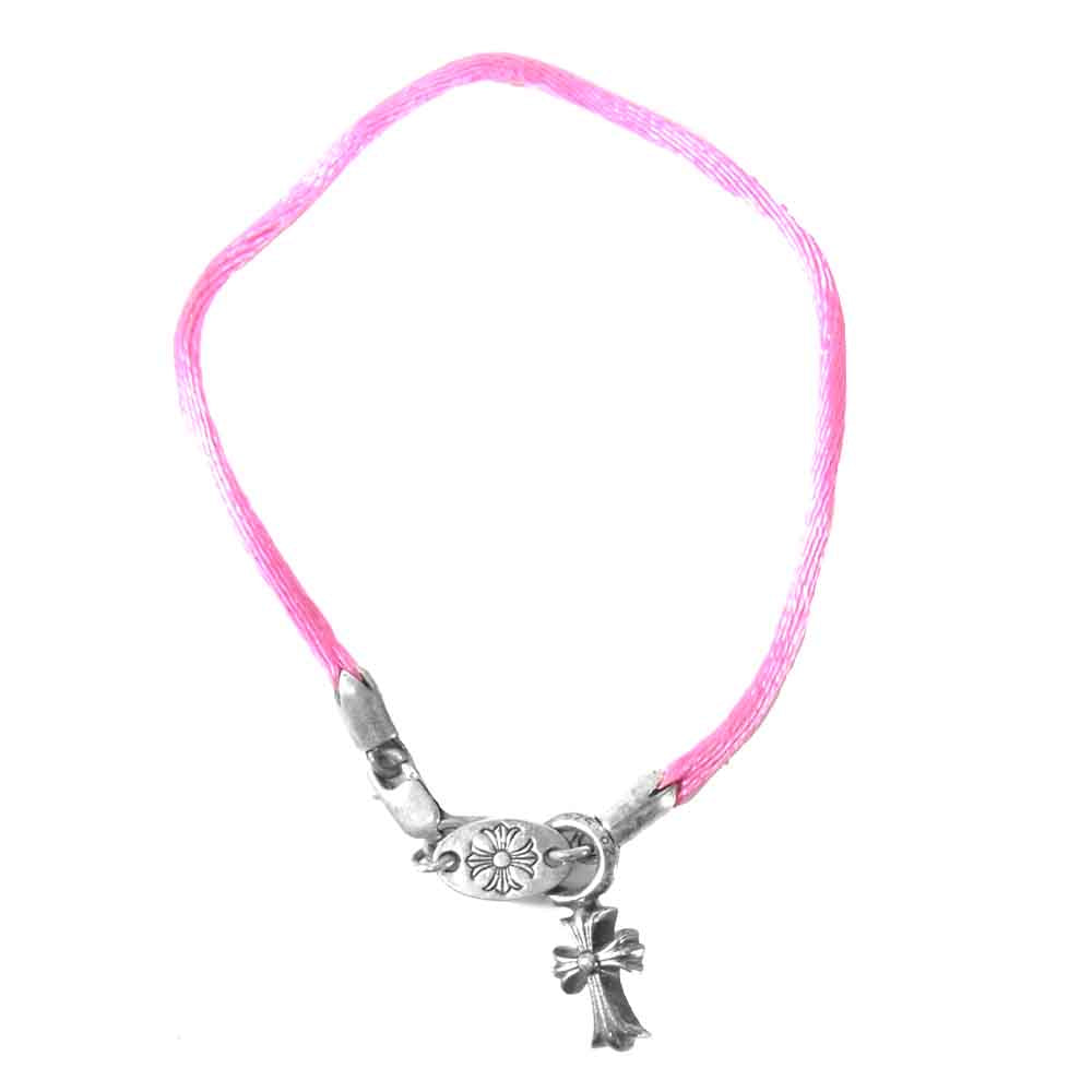 CHROME HEARTS クロムハーツ（原本無） KZ ブレスレット ピンク系 シルバー系【中古】