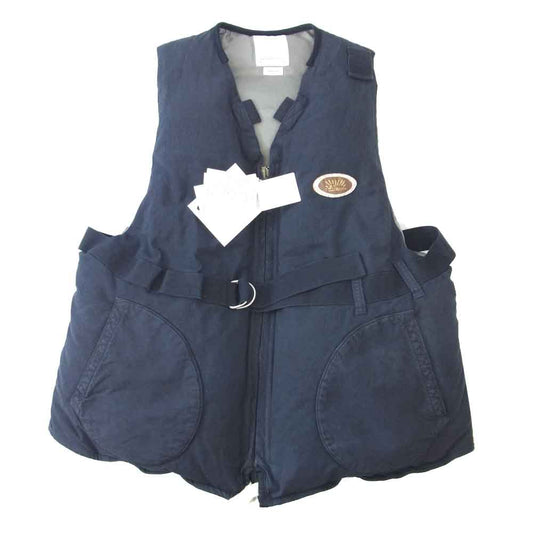VISVIM ビズビム 0120205013003 HARRIER DOWN VEST ハリアー ダウン ベスト ネイビー系 4【新古品】【未使用】【中古】