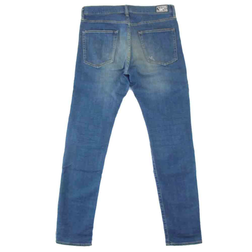 HYSTERIC GLAMOUR ヒステリックグラマー 16SS 0261AP14 KPR加工 ISKO デニム リメイク スリム PT パンツ  インディゴブルー系 30【中古】