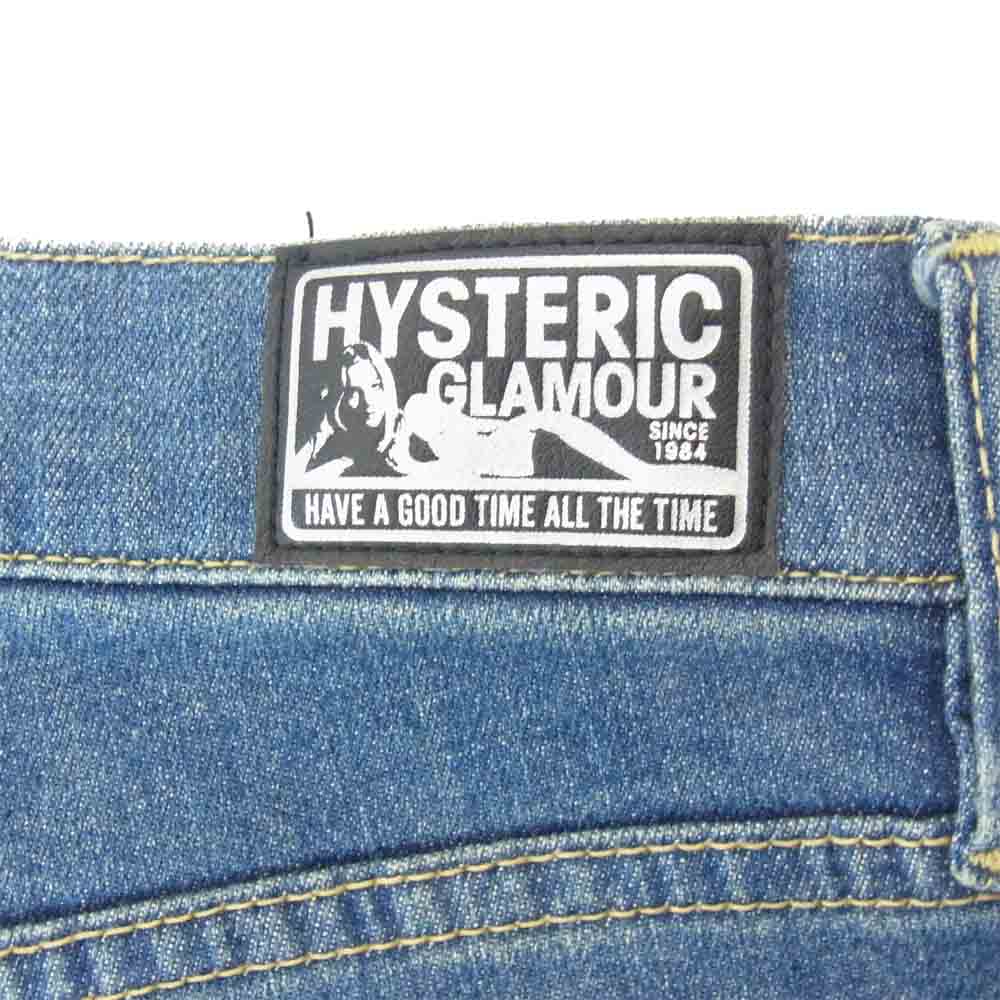 HYSTERIC GLAMOUR ヒステリックグラマー 16SS 0261AP14 KPR加工 ISKO デニム リメイク スリム PT パンツ  インディゴブルー系 30【中古】