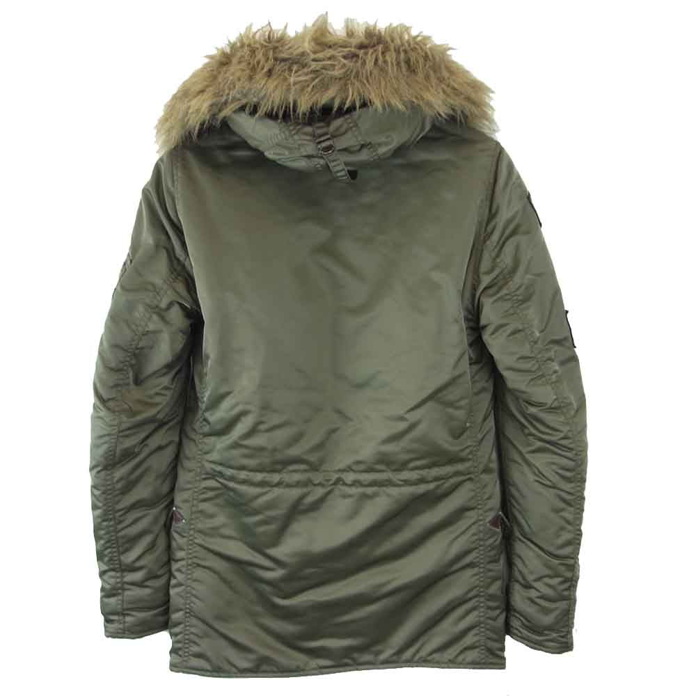 HYSTERIC GLAMOUR ヒステリックグラマー 4AC-0241 BORN TO LOSE N-3B プリマロフト ミリタリー フライト ジャケット コート カーキ系 S【中古】