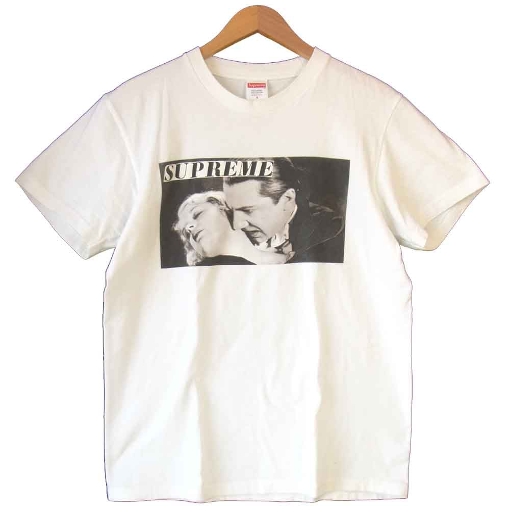 Supreme シュプリーム 19SS Bela Lugosi Tee ドラキュラ フォト プリント Tシャツ ホワイト系 ブラック系【中古】