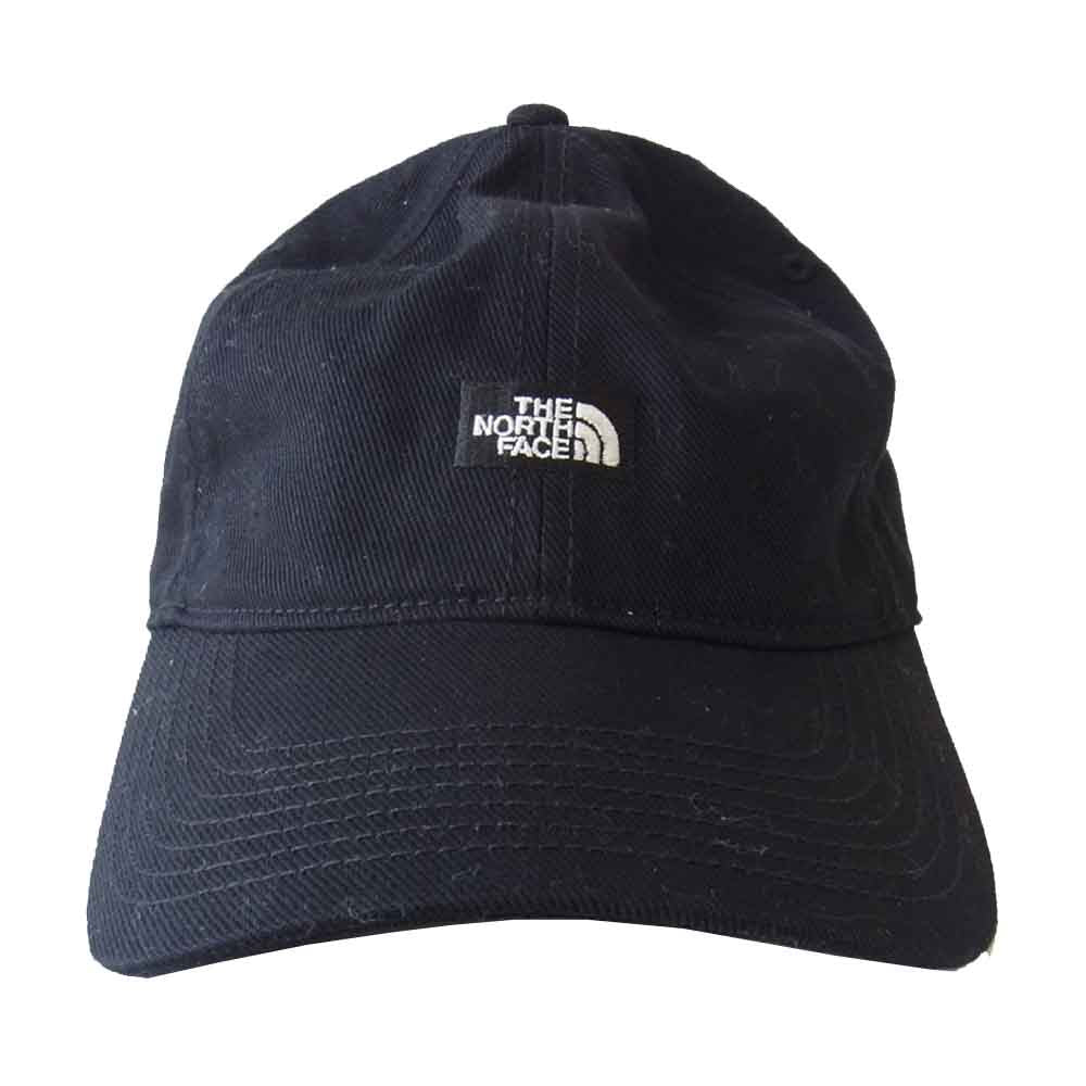 THE NORTH FACE ノースフェイス NN8903N Cotton Twill Field Cap コットン ツイル ロゴ キャップ ブラック系 F【新古品】【未使用】【中古】