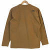 THE NORTH FACE ノースフェイス NT81931 国内正規品 LS SQUARE LOGO TEE ロングスリーブ スクエア ロゴ Tシャツ ライトブラウン系 M【新古品】【未使用】【中古】