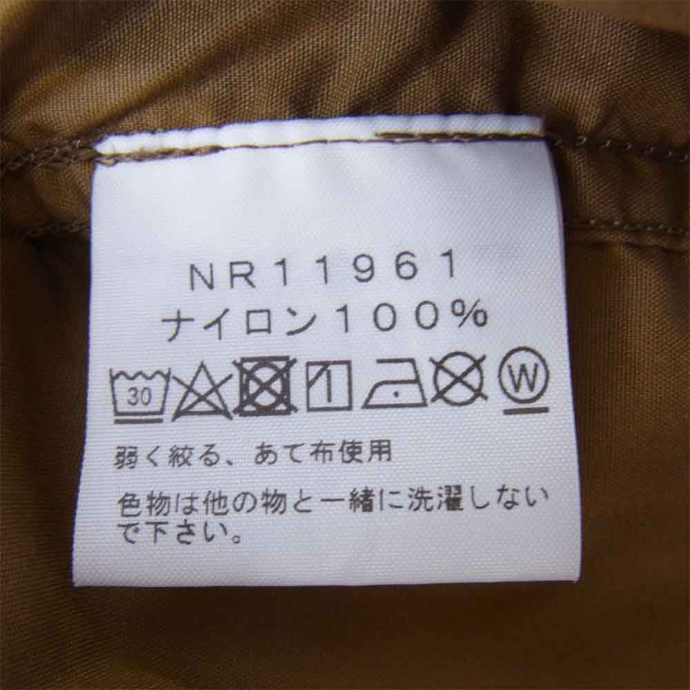 THE NORTH FACE ノースフェイス NR11961 国内正規品 LS Nuptse Shirt ヌプシ シャツ BK ブリティッシュカーキ ブラウン系 M【新古品】【未使用】【中古】