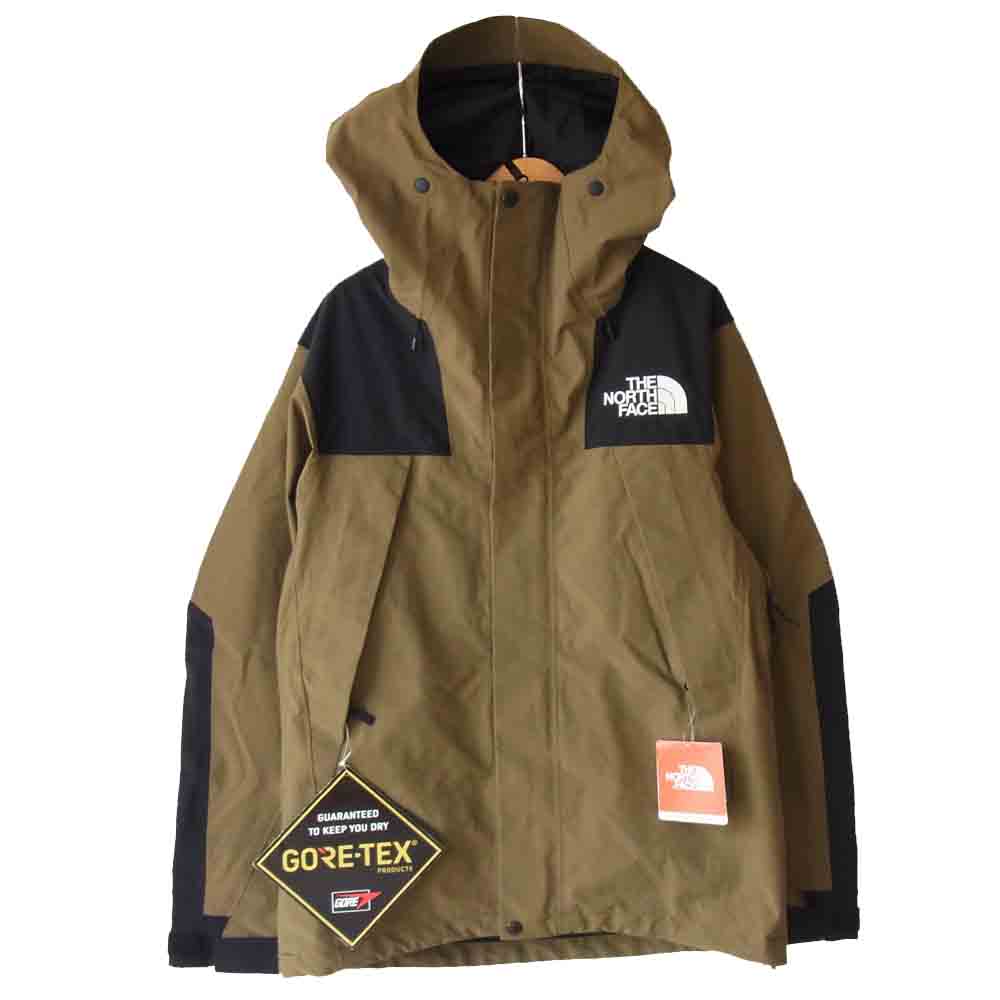 THE NORTH FACE ノースフェイス NP61800 国内正規品 GORE-TEX Mountain Jacket ゴアテックス マウンテン ジャケット BC ビーチグリーン カーキ系 S【新古品】【未使用】【中古】