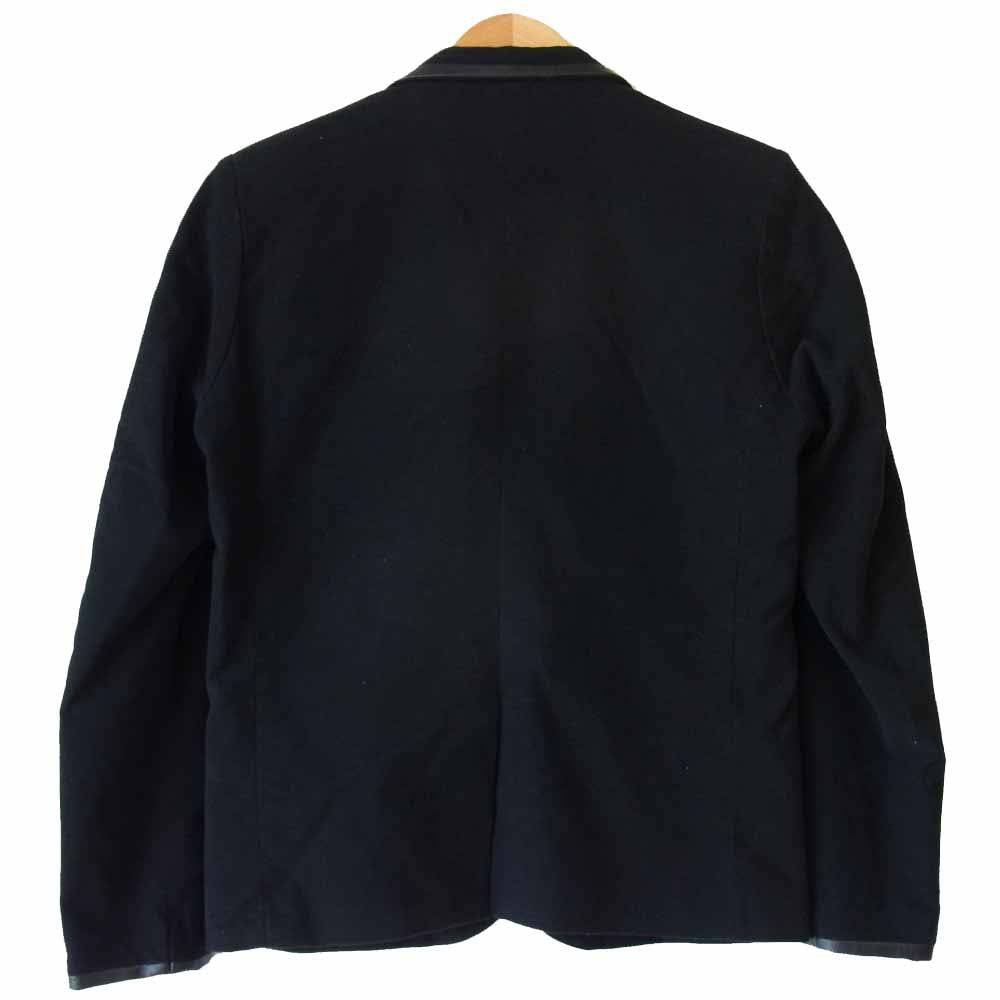 キングモブ Suede Piping Jacket テーラード ジャケット ブラック系 S【中古】