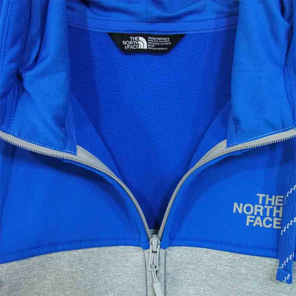 THE NORTH FACE ノースフェイス NF0A34YV2TW SURGENT HOODIE フルジップ パーカー ブルー×グレー系 M【中古】