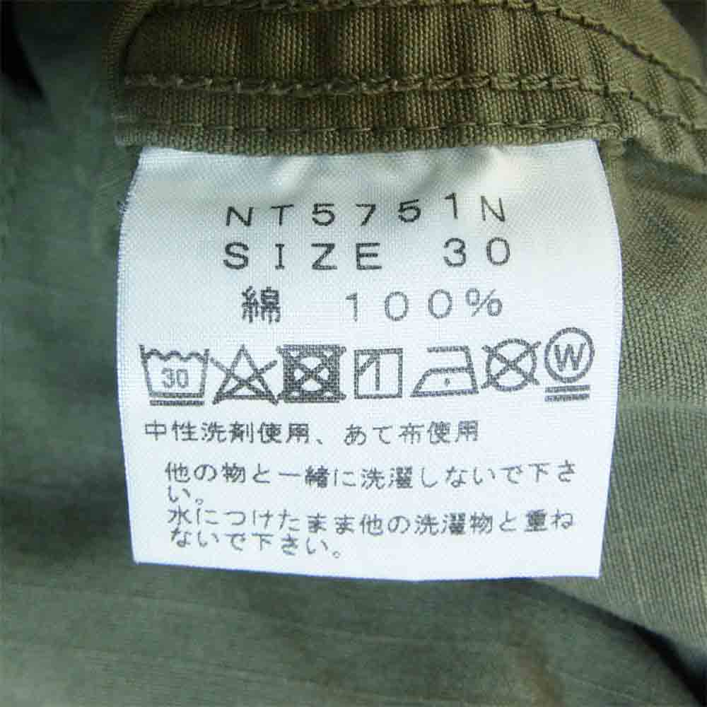 THE NORTH FACE ノースフェイス NT5751N PURPLE LABEL パープルレーベル Cotton Ripstop Field Pants カーゴパンツ カーキ系 30【中古】