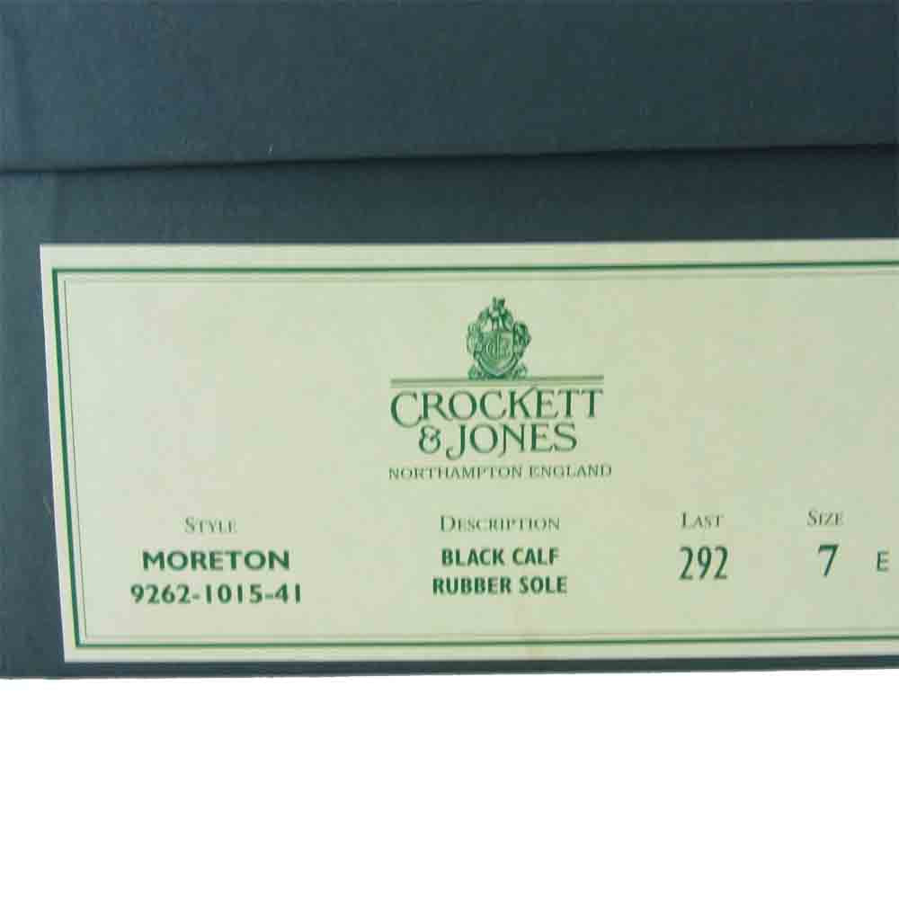 クロケットアンドジョーンズ MORETON モールトン カーフ ブラック 7 ブラック系【新古品】【未使用】【中古】
