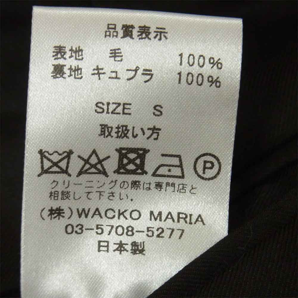 WACKO MARIA ワコマリア GUILTY PARTIES ツイル パンツ スラックス 刺繍 ブラック系 S【中古】