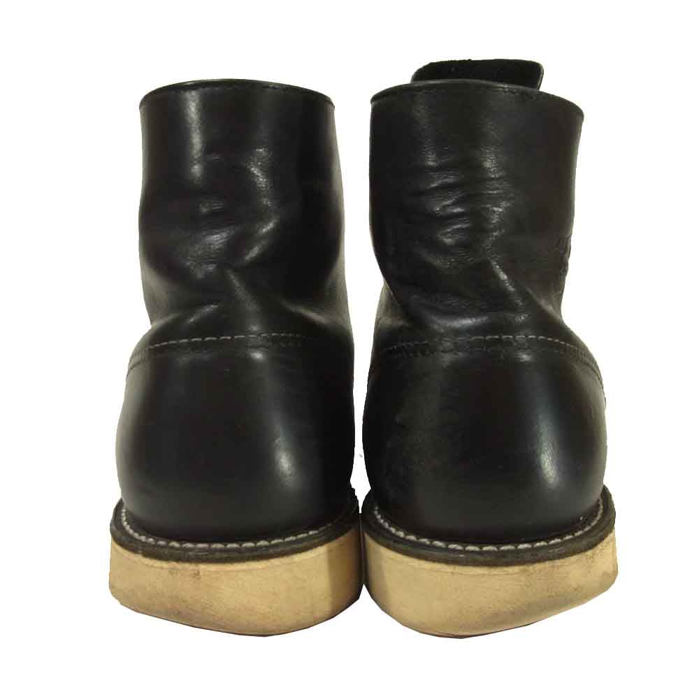 RED WING レッドウィング 8165 アイリッシュセッター プレーントゥ ブーツ レザー アメリカ製 ブラック系 US9 D【中古】