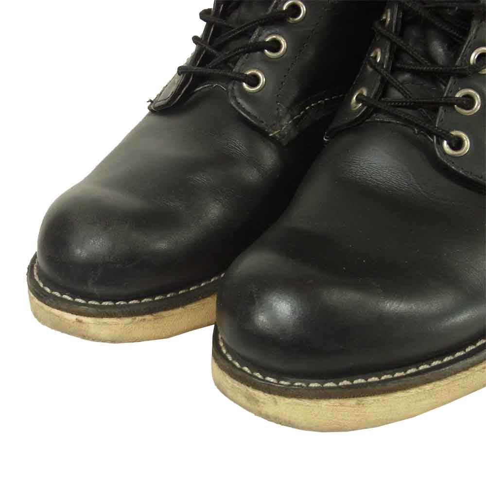RED WING レッドウィング 8165 アイリッシュセッター プレーントゥ ブーツ レザー アメリカ製 ブラック系 US9 D【中古】