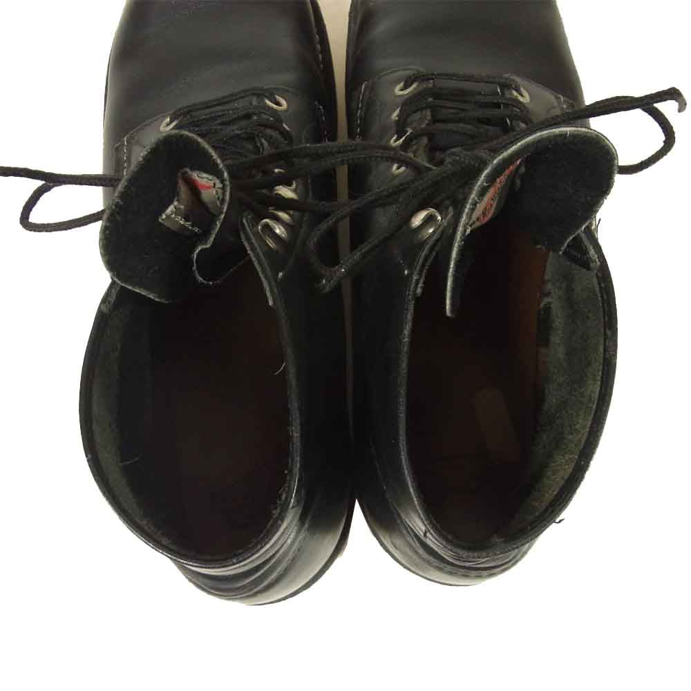 RED WING レッドウィング 8165 アイリッシュセッター プレーントゥ ブーツ レザー アメリカ製 ブラック系 US9 D【中古】