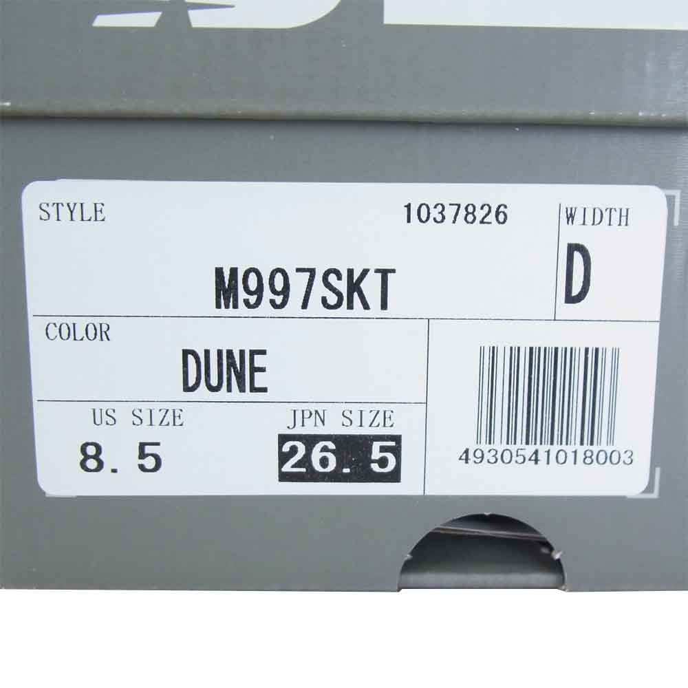 NEW BALANCE ニューバランス M997SKT × nonnative ノンネイティブ × KITH キス USA製 スニーカー【美品】【中古】