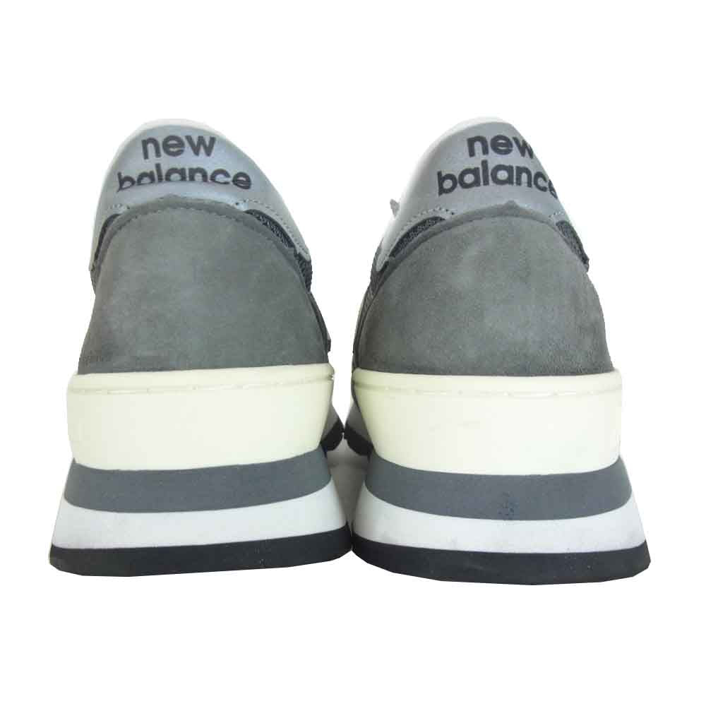 NEW BALANCE ニューバランス M990GRY USA製 スエード スニーカー グレー系 26.5cm【極上美品】【中古】