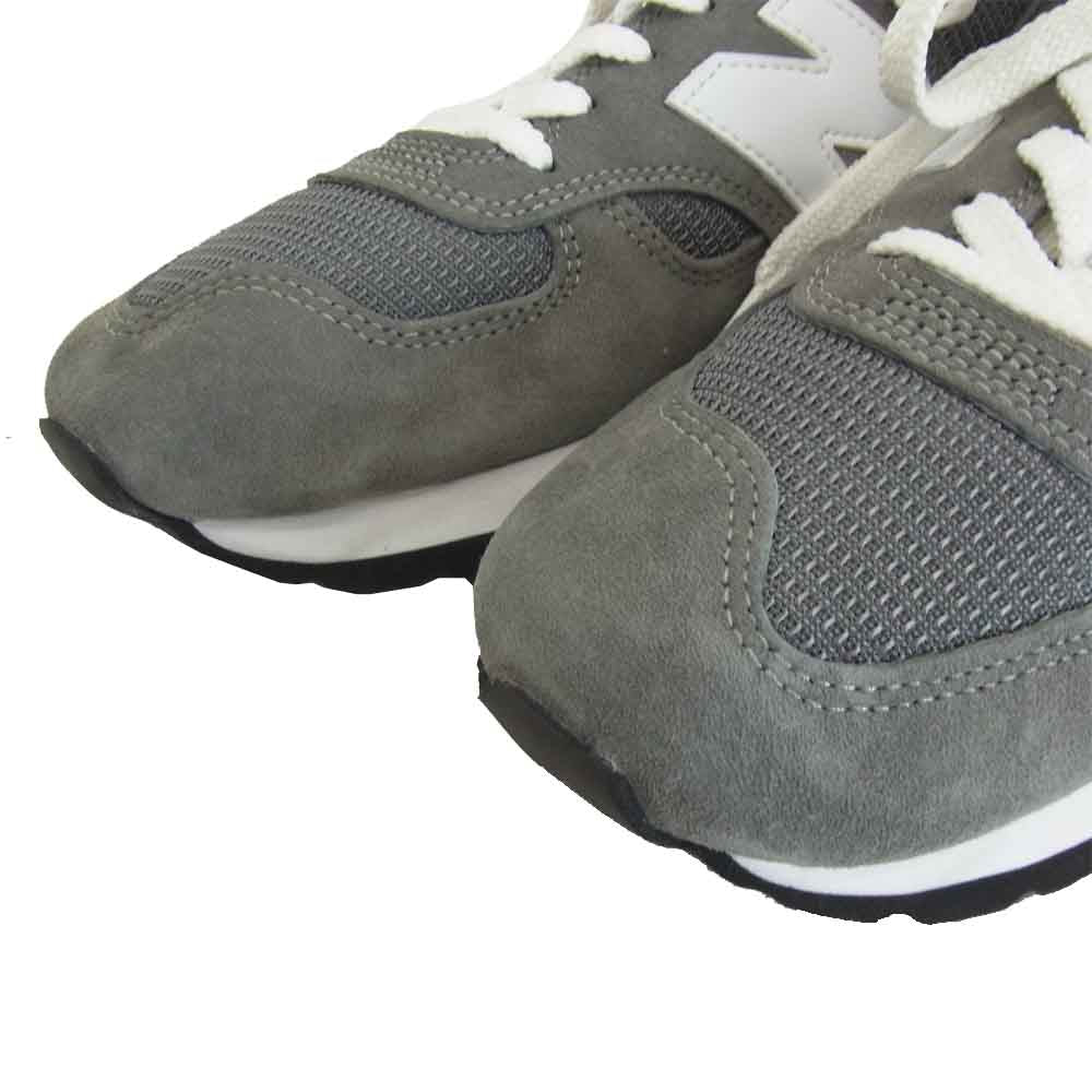 NEW BALANCE ニューバランス M990GRY USA製 スエード スニーカー グレー系 26.5cm【極上美品】【中古】