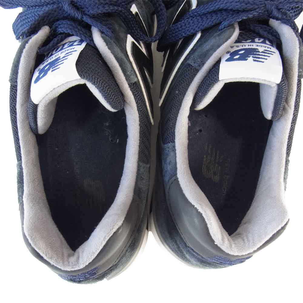 NEW BALANCE ニューバランス M1400C2 USA製 スエード スニーカー ネイビー系 26㎝【美品】【中古】