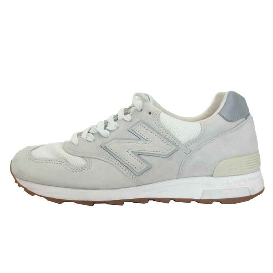 NEW BALANCE ニューバランス M1400JWH スエード メッシュ USA製 ホワイト系【美品】【中古】