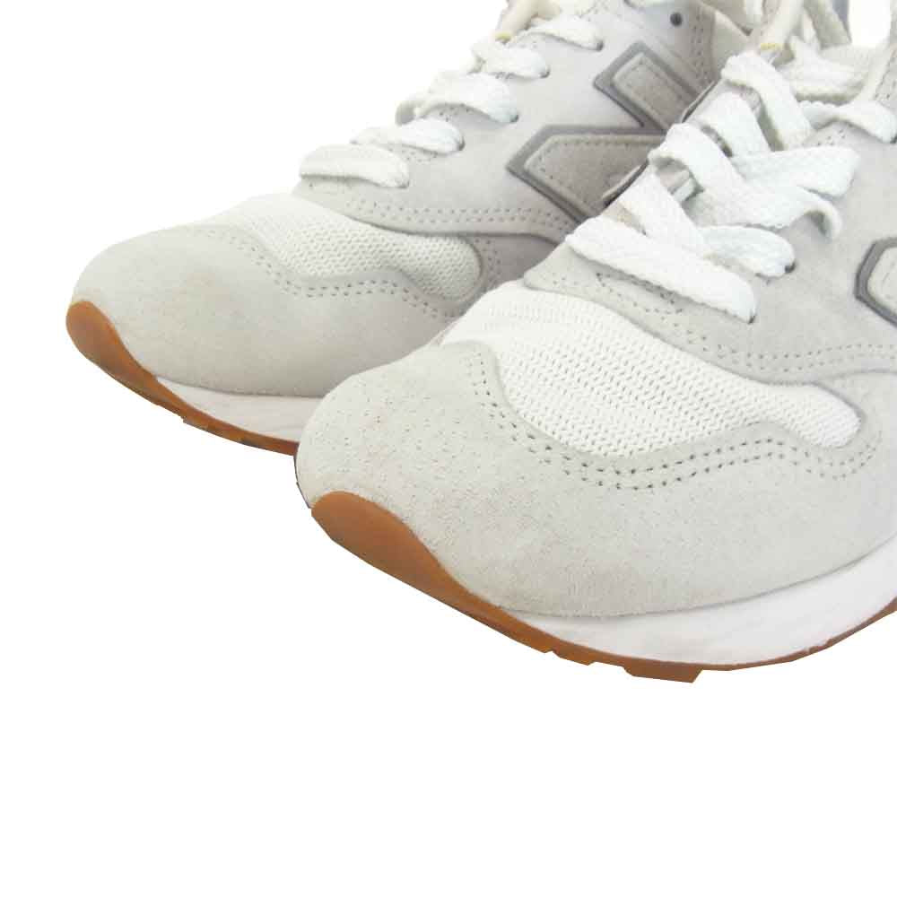 NEW BALANCE ニューバランス M1400JWH スエード メッシュ USA製 ホワイト系【美品】【中古】