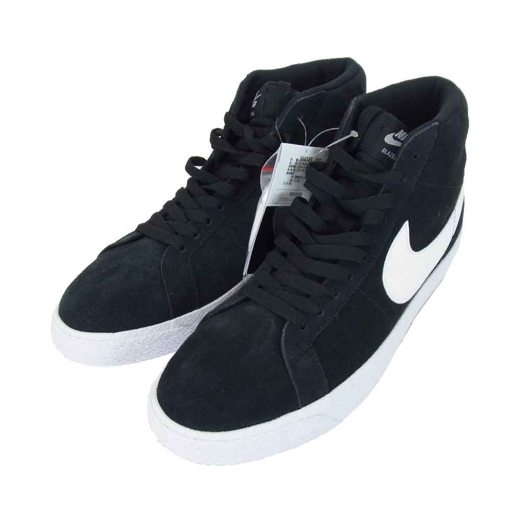 NIKE ナイキ 864349-002 ZOOM BLAZER MID ズーム ブレーザー ミッド スニーカー ブラック系 ホワイト系 28.5cm【新古品】【未使用】【中古】