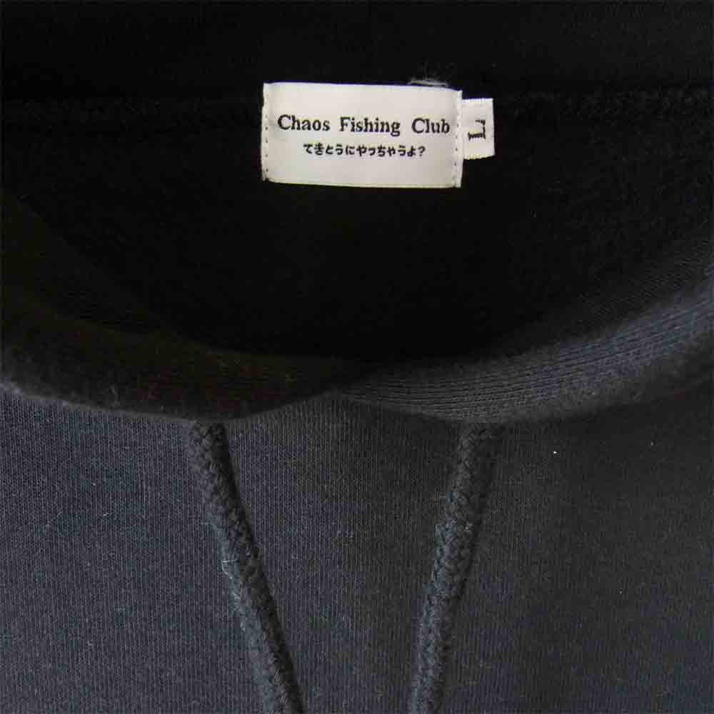 Chaos Fishing Club プルオーバー パーカー ブラック系 L【美品】【中古】