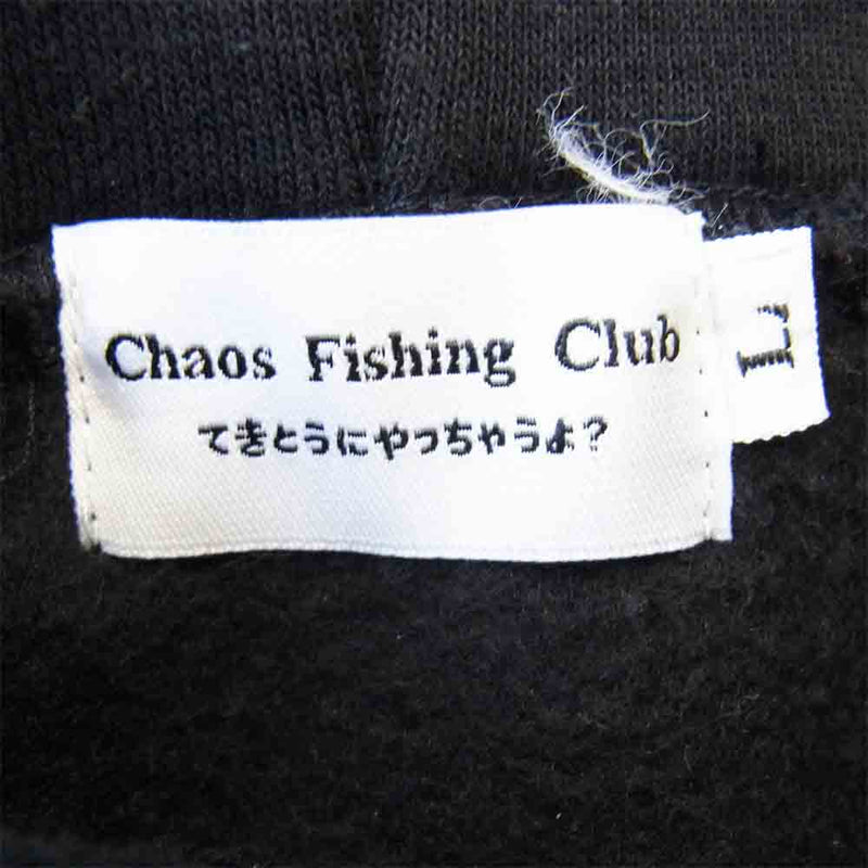 Chaos Fishing Club プルオーバー パーカー ブラック系 L【美品】【中古】