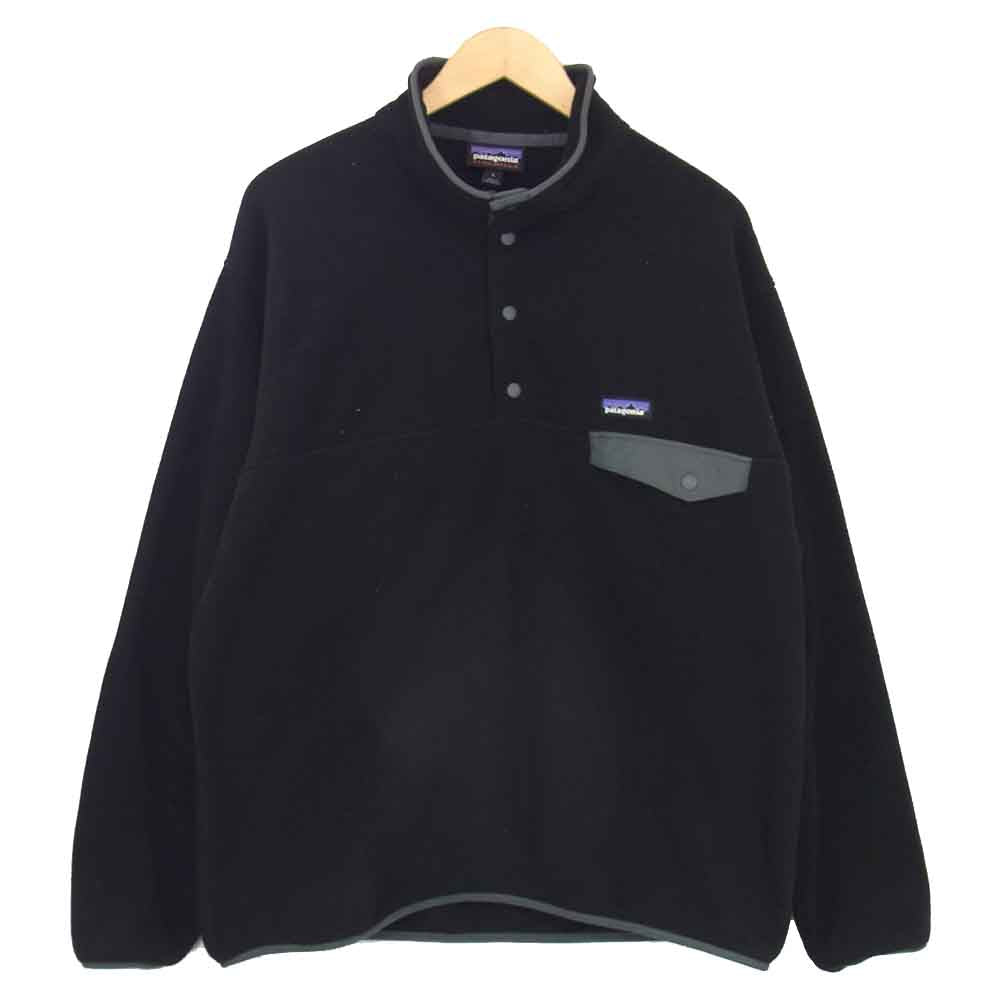 patagonia パタゴニア 25580FA20 シンチラスナップ フリース ジャケット ブラック系 L【美品】【中古】