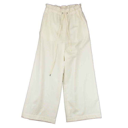 ウィムガゼット WGZ1092302A0005 ワイド ギャザー パンツ オフホワイト系 F【美品】【中古】