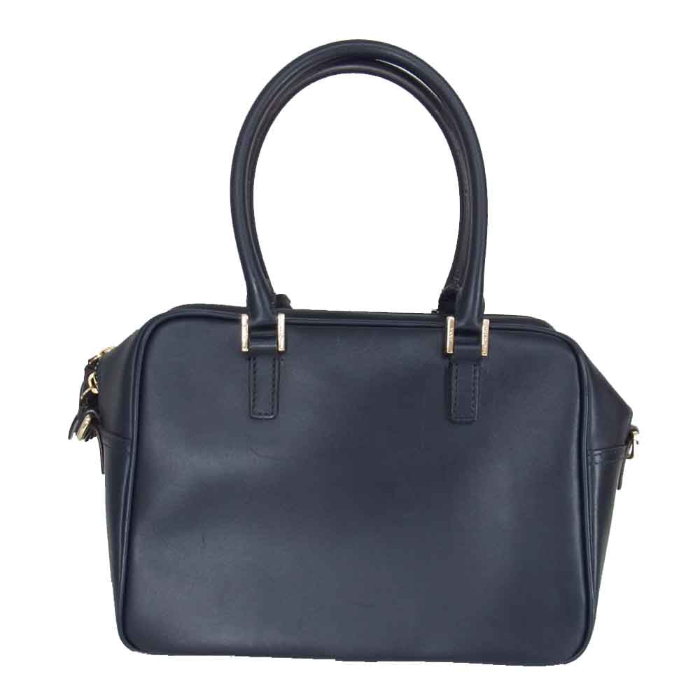 Anya Hindmarch アニヤ・ハインドマーチ カーカー 2WAY ハンド バッグ  ネイビー系【中古】