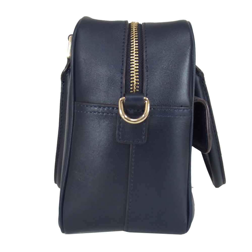 Anya Hindmarch アニヤ・ハインドマーチ カーカー 2WAY ハンド バッグ  ネイビー系【中古】