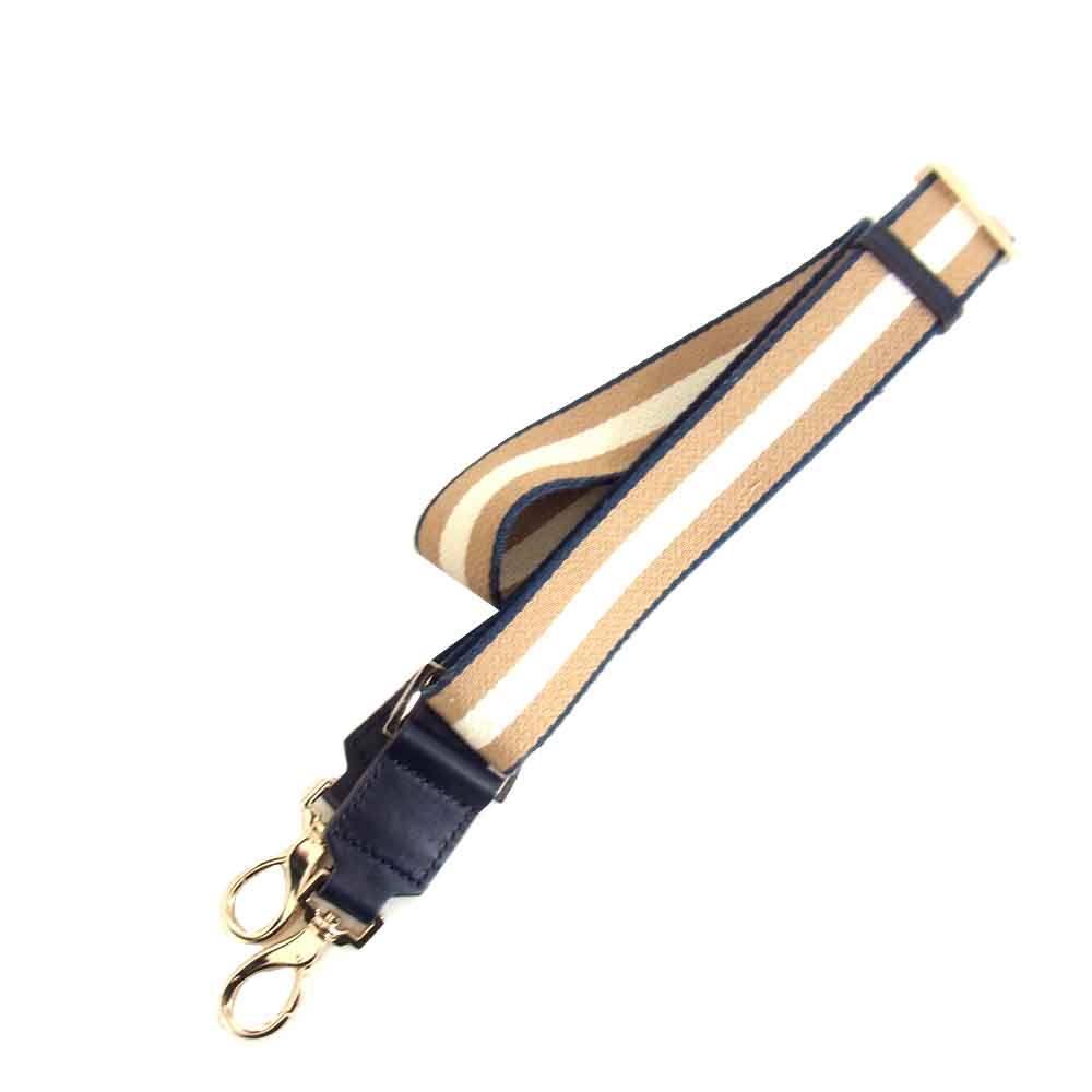 Anya Hindmarch アニヤ・ハインドマーチ カーカー 2WAY ハンド バッグ  ネイビー系【中古】