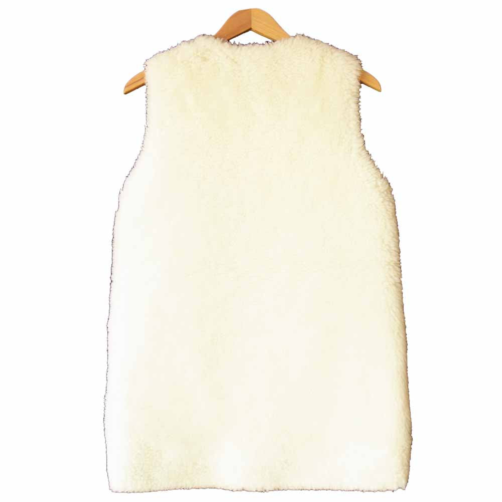 ザリラクス 17AW 17FW-RECT-134L ボアベスト キルティング ホワイト系【美品】【中古】