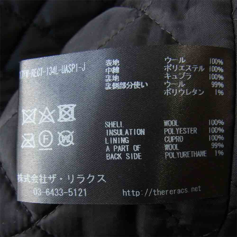 ザリラクス 17AW 17FW-RECT-134L ボアベスト キルティング ホワイト系【美品】【中古】